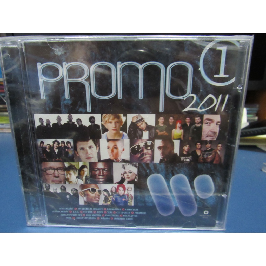 CD Promo Warner 2011 ROCK POP Lacrado/novo James Blunt Bruno Mars Linkin Park Florida Erikka Supernova