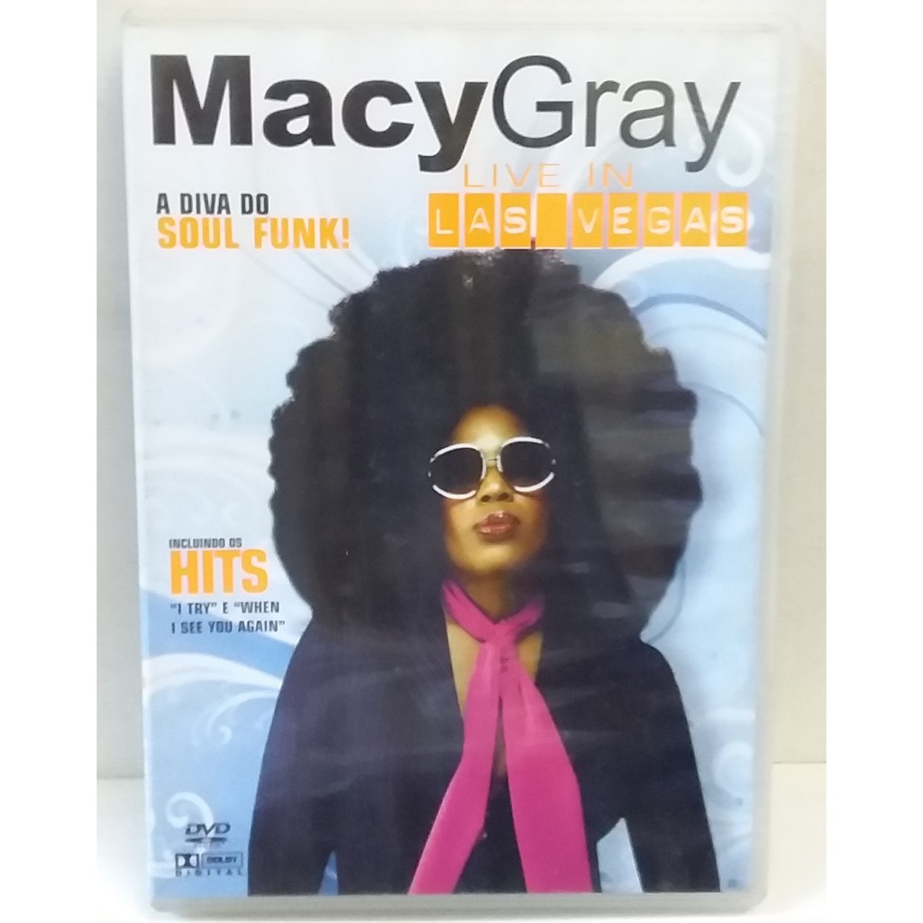 DVD Macy Gray Live In Las Vegas USADO ÓTIMO ESTADO