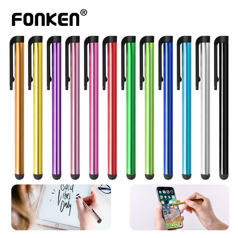 Fonken 10 Pçs / Set Capacitivo Touch Screen Caneta Stylus Universal Para Todos Os Almofada Do Telefone Tablet Ipad 8