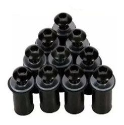 Kit Com 4 Parafusos Preto Com Buchas Para Bolha XT 660 e Sahara 350
