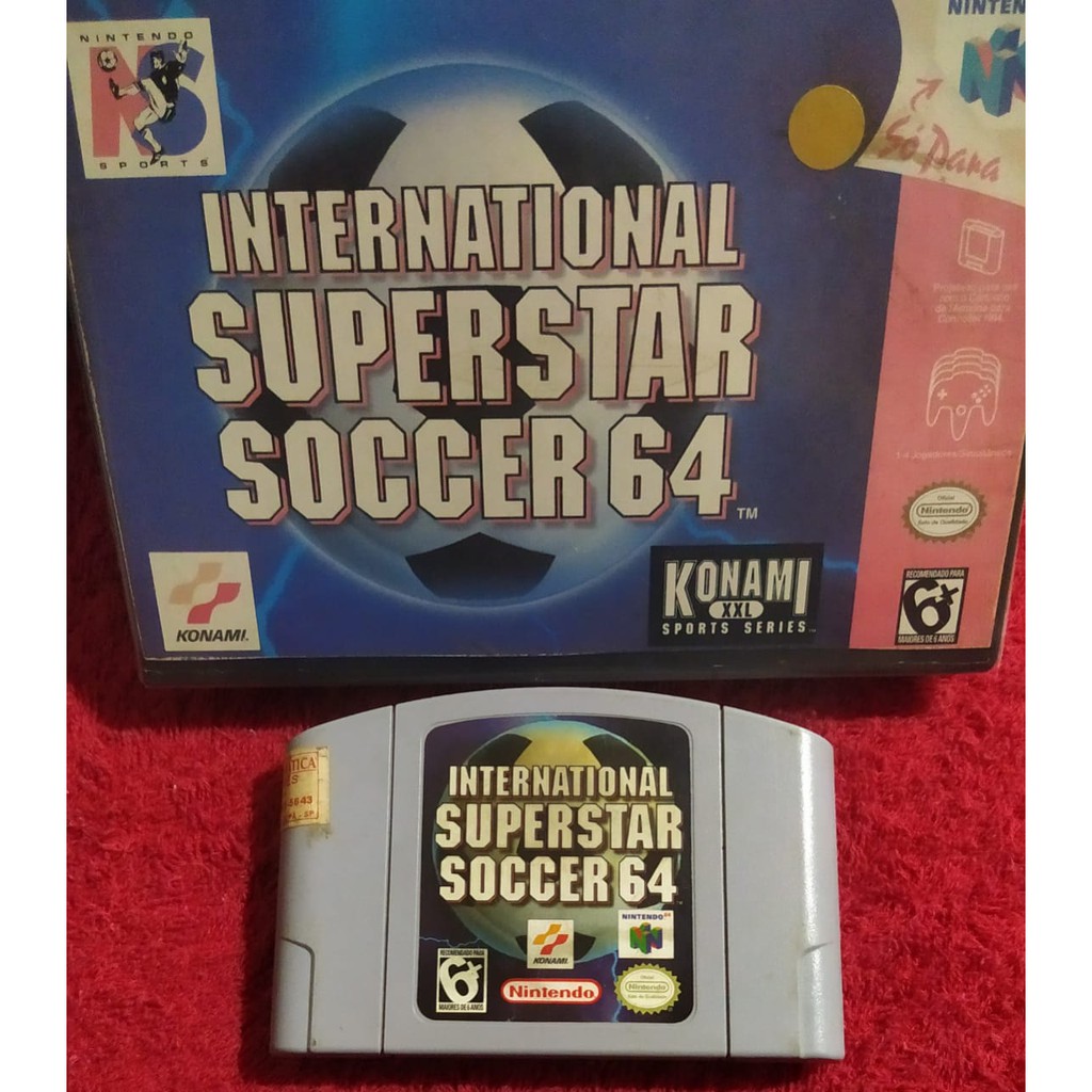 International Superstar Soccer 64 Com Caixa Cortada Shopee Brasil