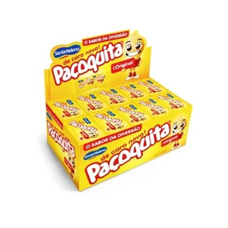 24 un Paçoquita Retangular Doce Amendoim 18g