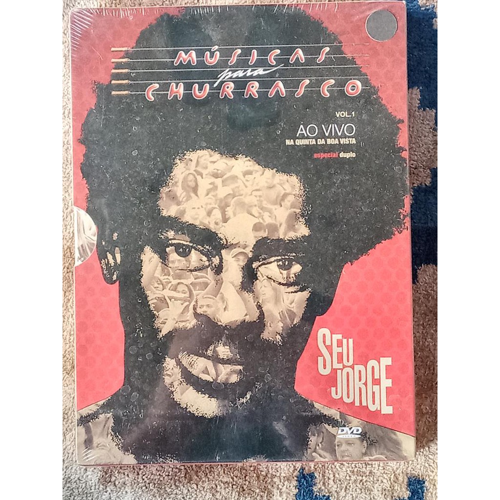 DVD SHOW Seu Jorge ‎– Músicas Para Churrasco Vol. 1 - Ao Vivo Na Quinta Da Boa Vista