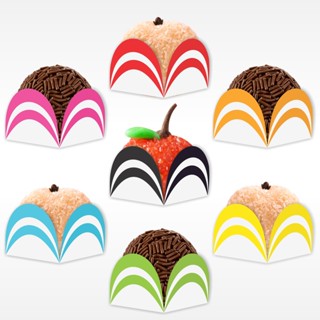 1.000 unid. Forminha para docinhos festa eventos bombom trufa brigadeiro em Oferta na Shopee