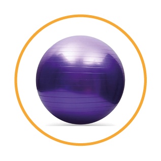 Bola Suiça Pilates 50cm 55cm Para Yoga Ginástica E Abdominais
