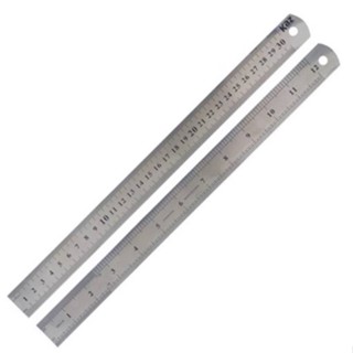 Régua 30 Cm  Flexível Aço Inox Profissional Escolar Casa Trabalho - IMPORTADA - Medidas Em Centímetros E Milímetros em Oferta na Shopee