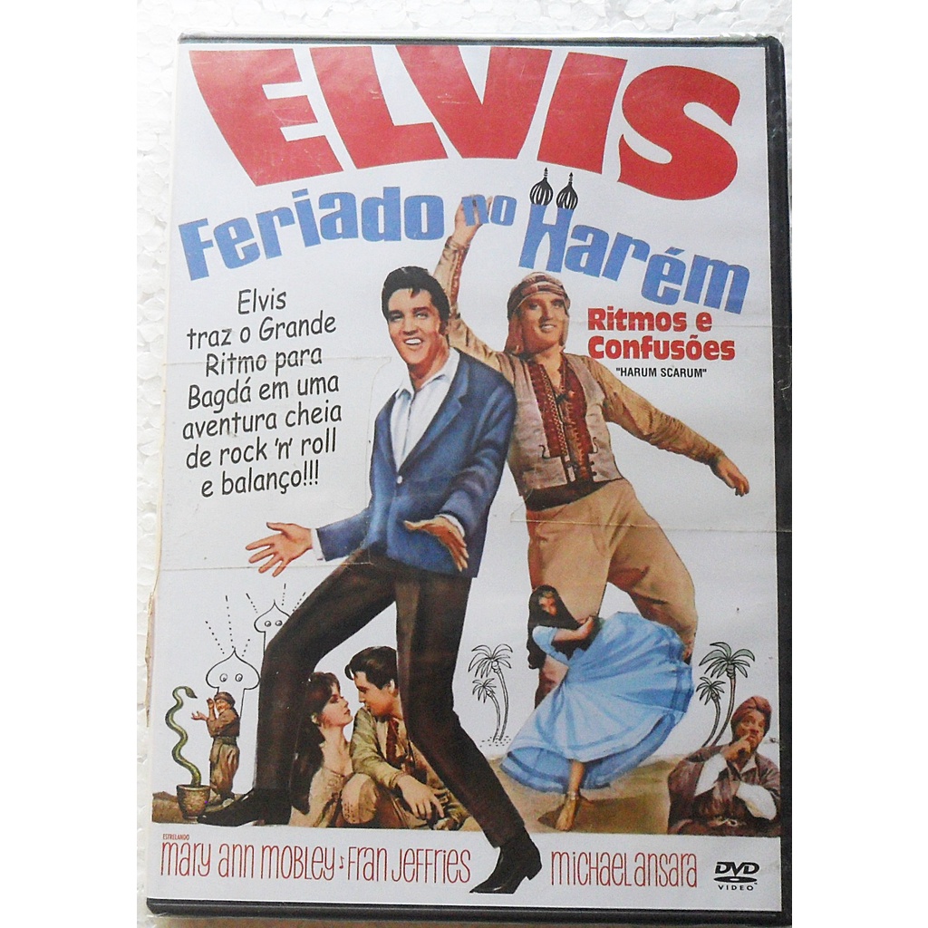 DVD FERIADO NO HARÉM ELVIS PRESLEY DVD COMÉDIA