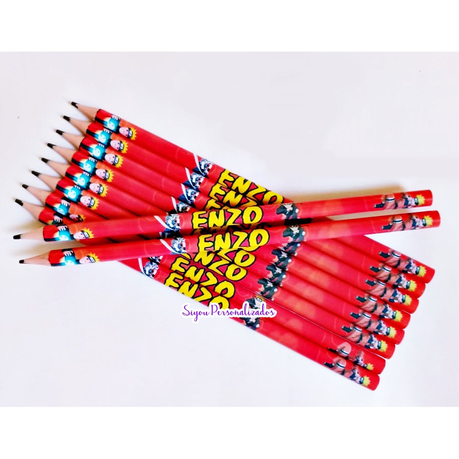 Lápis personalizado (10 unidades) em Oferta na Shopee