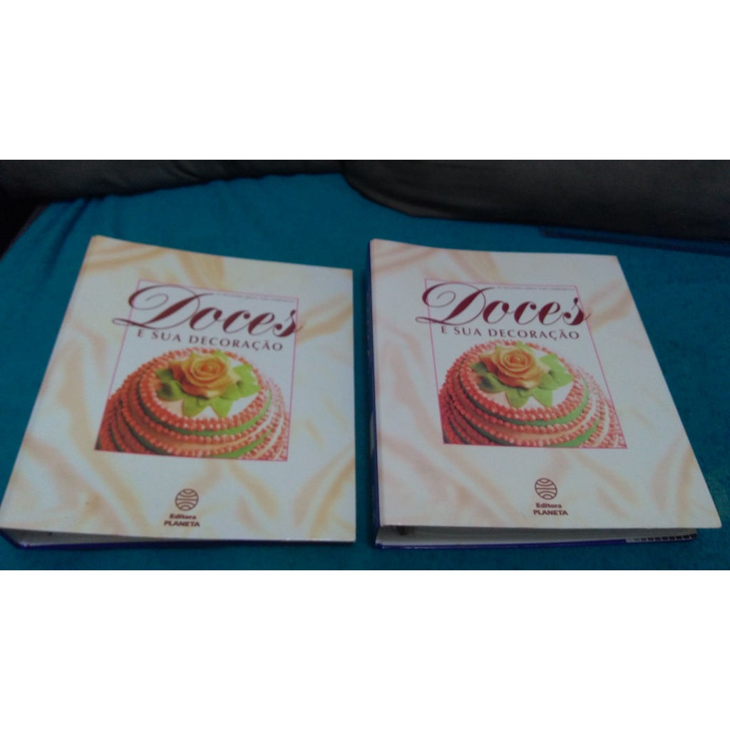 LIVRO, DOCES E SUA DECORAÇÃO 2 VOLUMES, EDITORA PLANETA