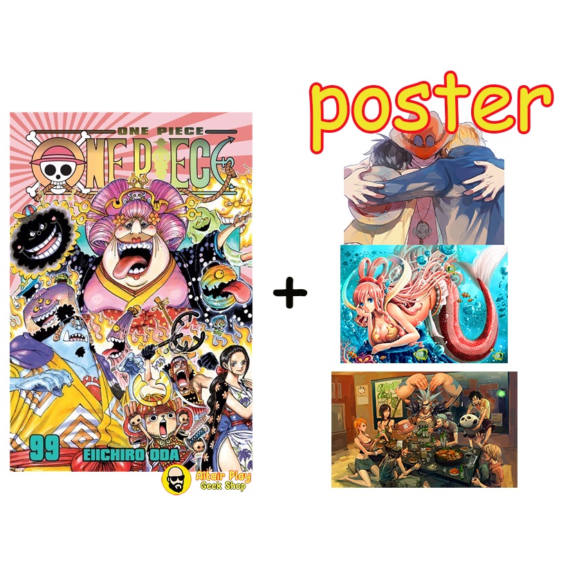 One Piece N 99 Novo Lacrado Manga Pt Br Panini Eiichiro Oda Poster Shopee Brasil