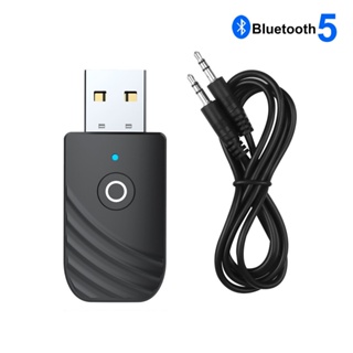 Adaptador 3em1 Usb Bluetooth 5.0 c/ Botão Receptor Transmissor Musica P2 Automotivo em Oferta na Shopee