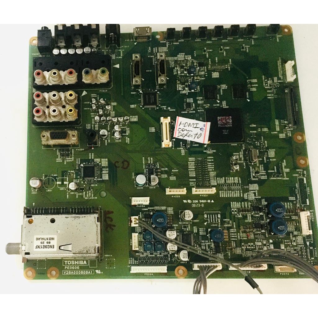Placa Principal Tv Semp Toshiba 37xv550 HDMI com Defeito  (Cx. R6)