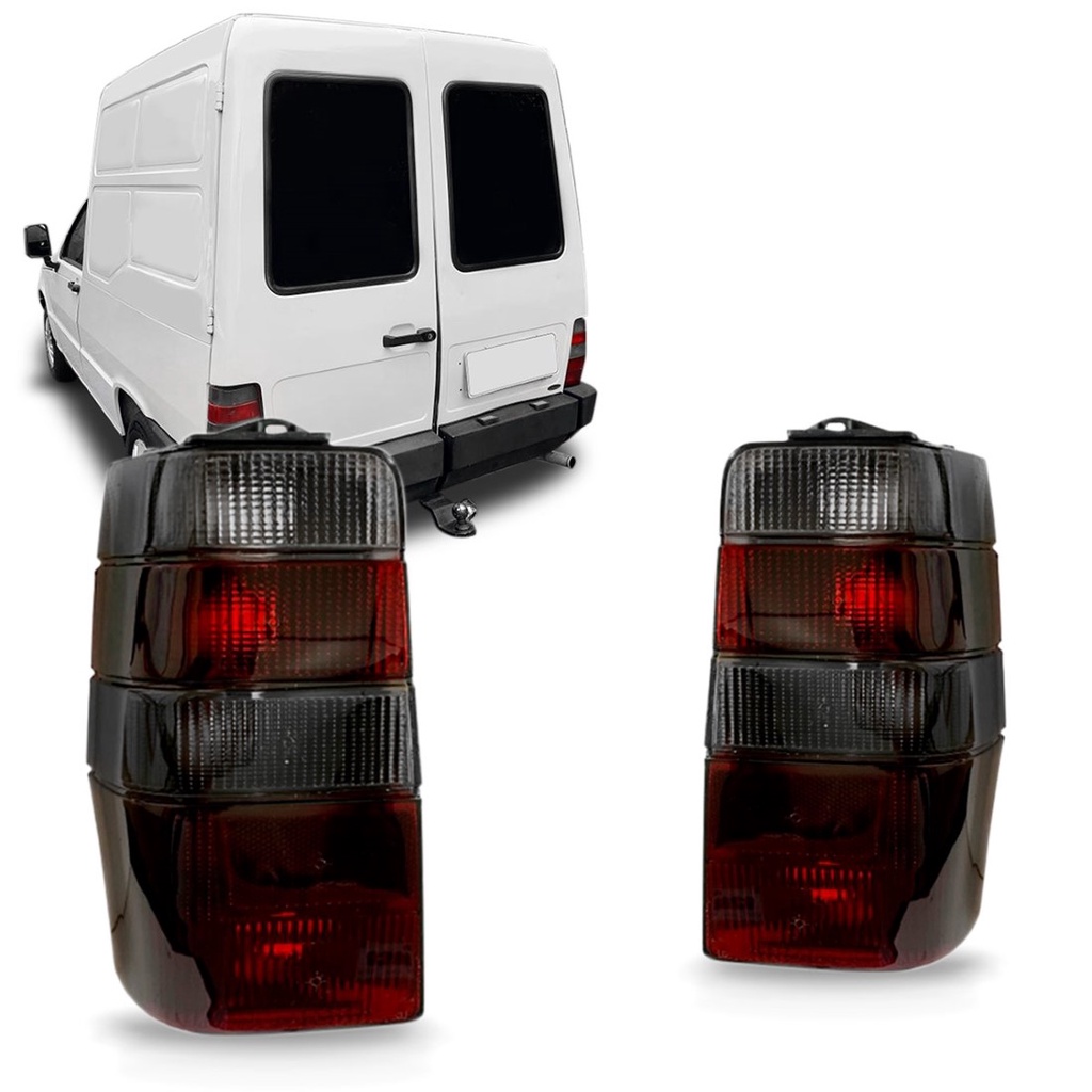 Lanterna Traseira Fiorino 1986 A 1997 Fume Modelo Carto em Oferta na Shopee