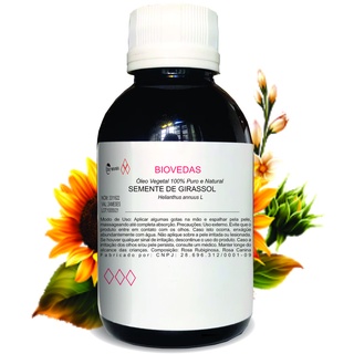 Óleo de Girassol 100% Puro 100ml