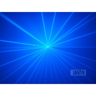Laser Show Azul Royal 1W 450nm Modo Som , Iluminação Profissional Dj, Stage Light