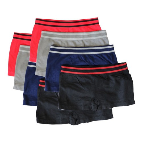 Kit 8 Cueca Box Boxer Infantil Juvenil Microfibra Sem costura