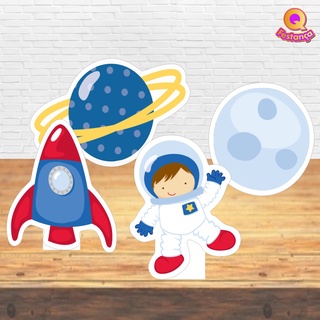 4 Display para Mesa Astronauta 25 cm - Com base