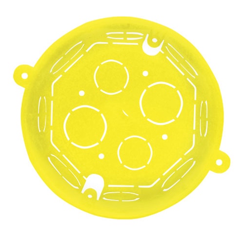 Caixa de luz de embutir teto 4x4 Octagonal Pluzie