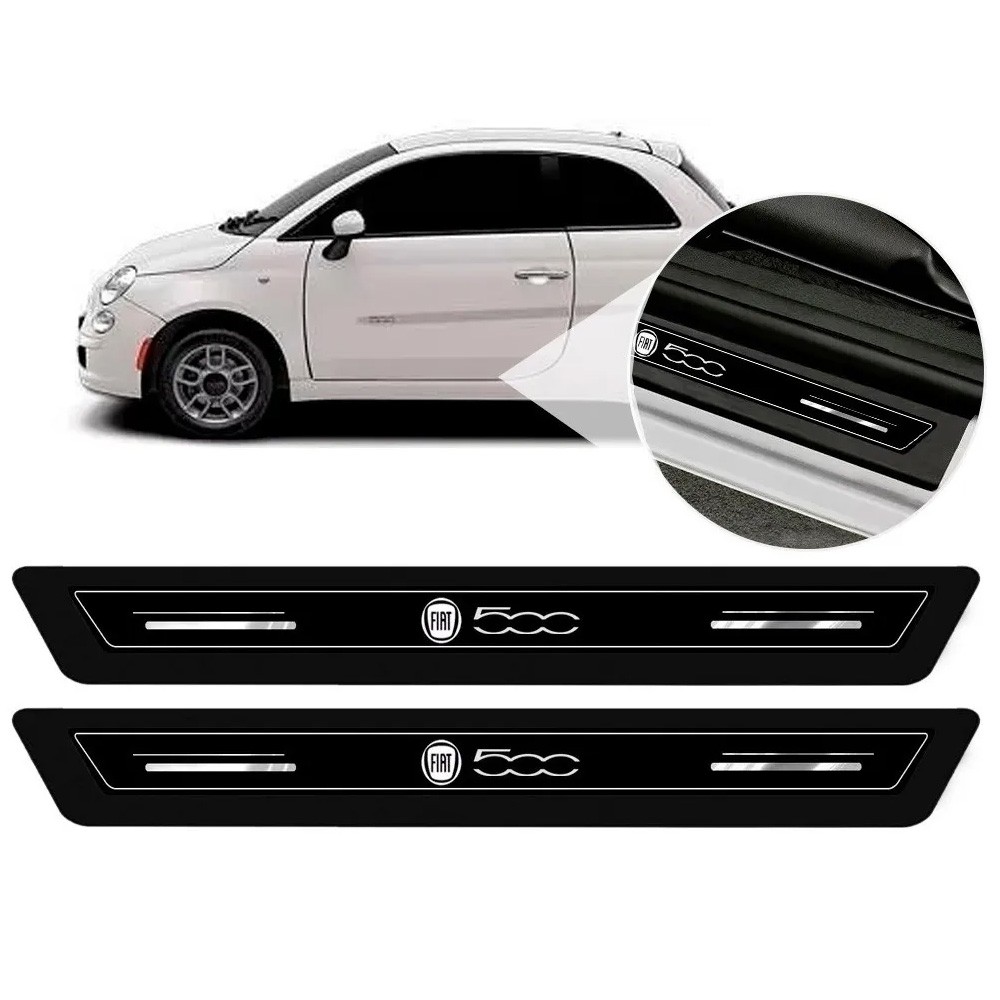 Soleira Porta Platinum Compatível 500 2012 2013 2014 2015 - Preto Imperdível em Oferta na Shopee