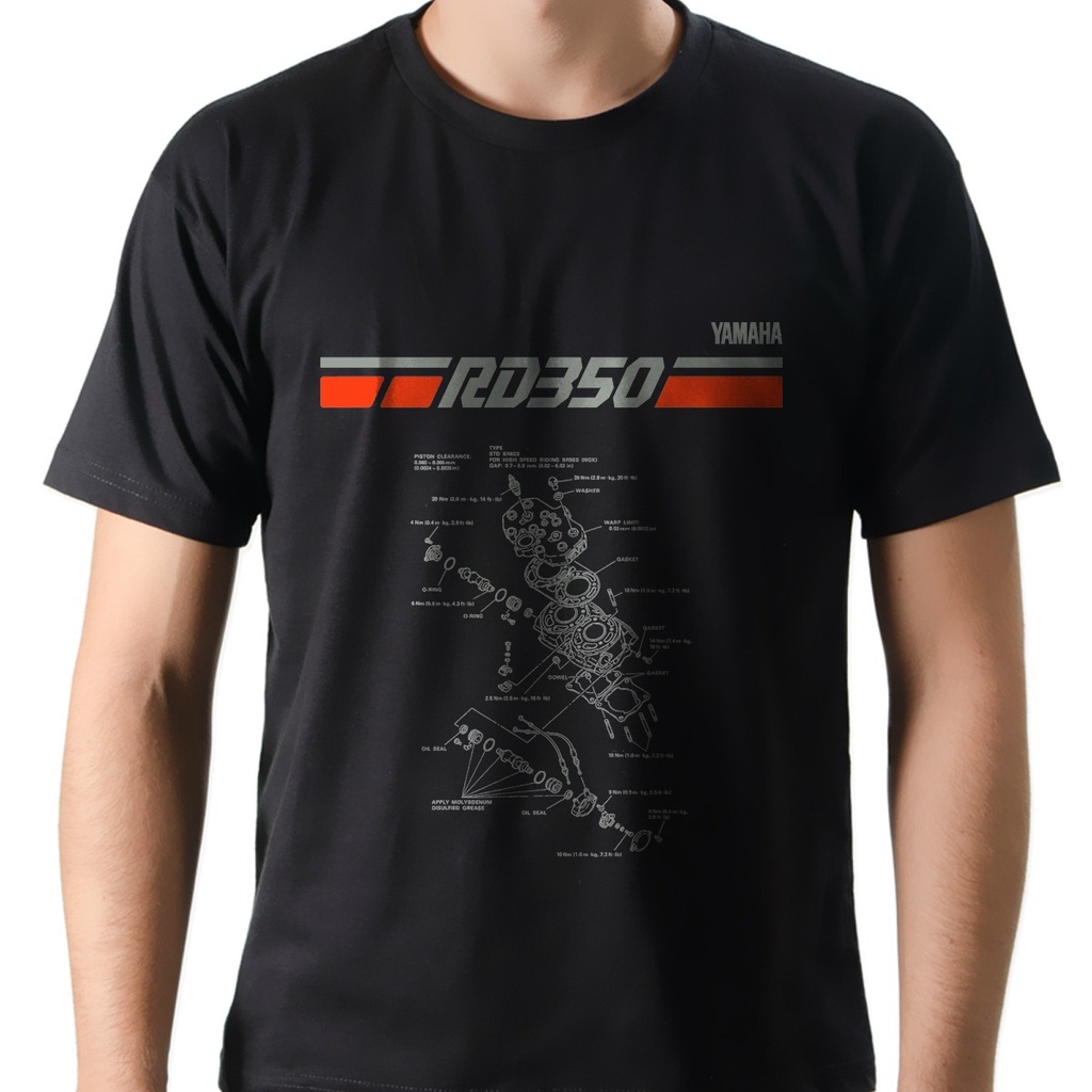 Camiseta Camisa Moto Motociclista RD 350 1988 RD350 100% Algodão