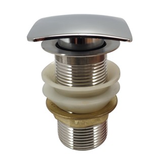 Valvula Quadrada Click 1 1/4 Inox Ralo Pia Banheiro Cuba Lavabo Escoamento em Oferta na Shopee