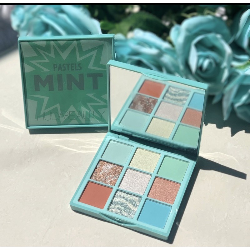 Paleta De Sombras Pastels Mint Huda Beauty Shopee Brasil