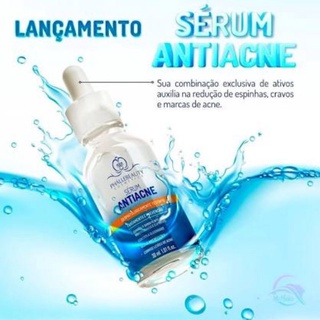 Sérum Antiacne e Oleosidade Facial Redutor de Poros Rosto Perfeito - Skin Care Phallebeaty