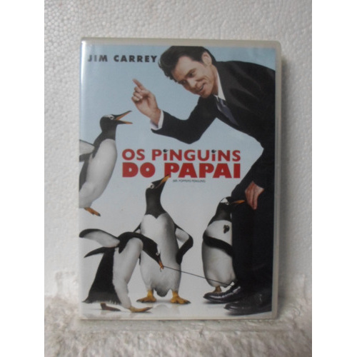 Dvd Os Pinguins Do Papai - Original - Jim Carrey