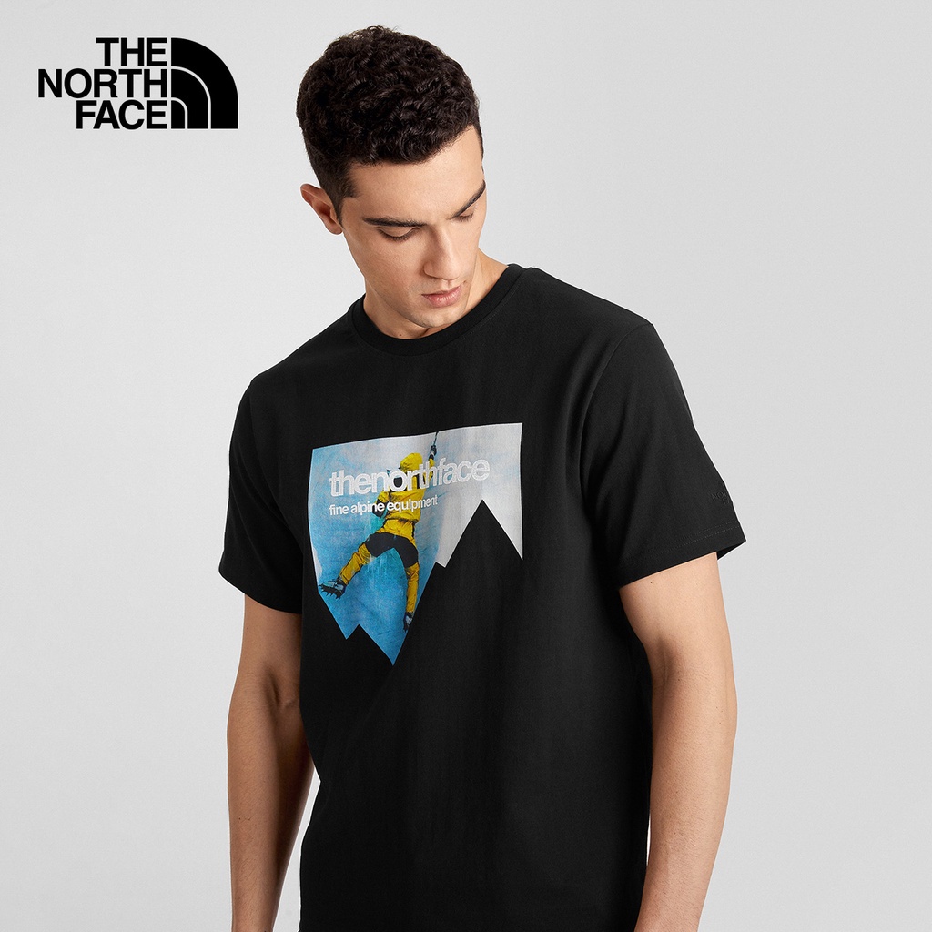 The North Face Camiseta De Algodão Com Mangas Curtas Estampa De
