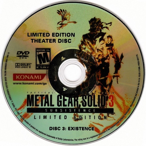 Jogo/cd Playstation 2 Original: Metal Gear Solid 3 - Ps2 -mf em