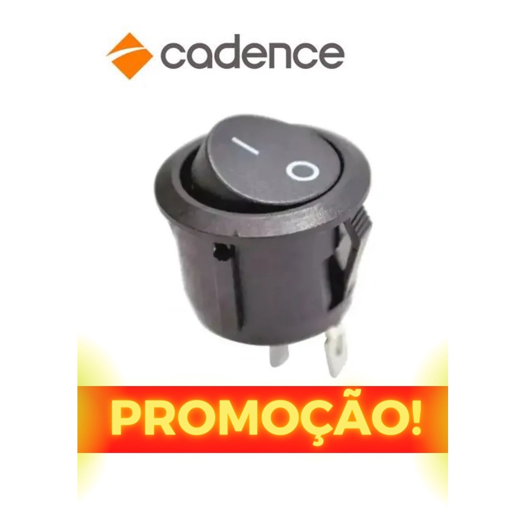 Botão Liga Desliga Para Aspirador Cadence Vapt Vupt Asp610 (tem vídeo mostrando o interruptor do aspirador)
