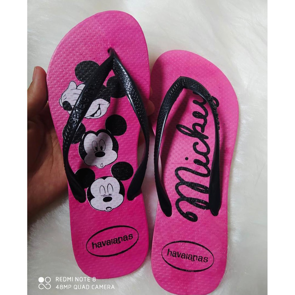 chinelo havaianas feminino mickey