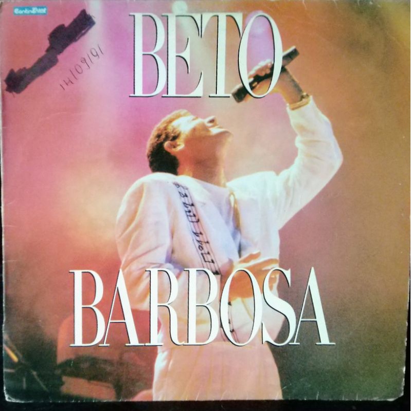 Vinil LPs Beto Barbosa - Dona 1991 - Beijinho na boca 1990