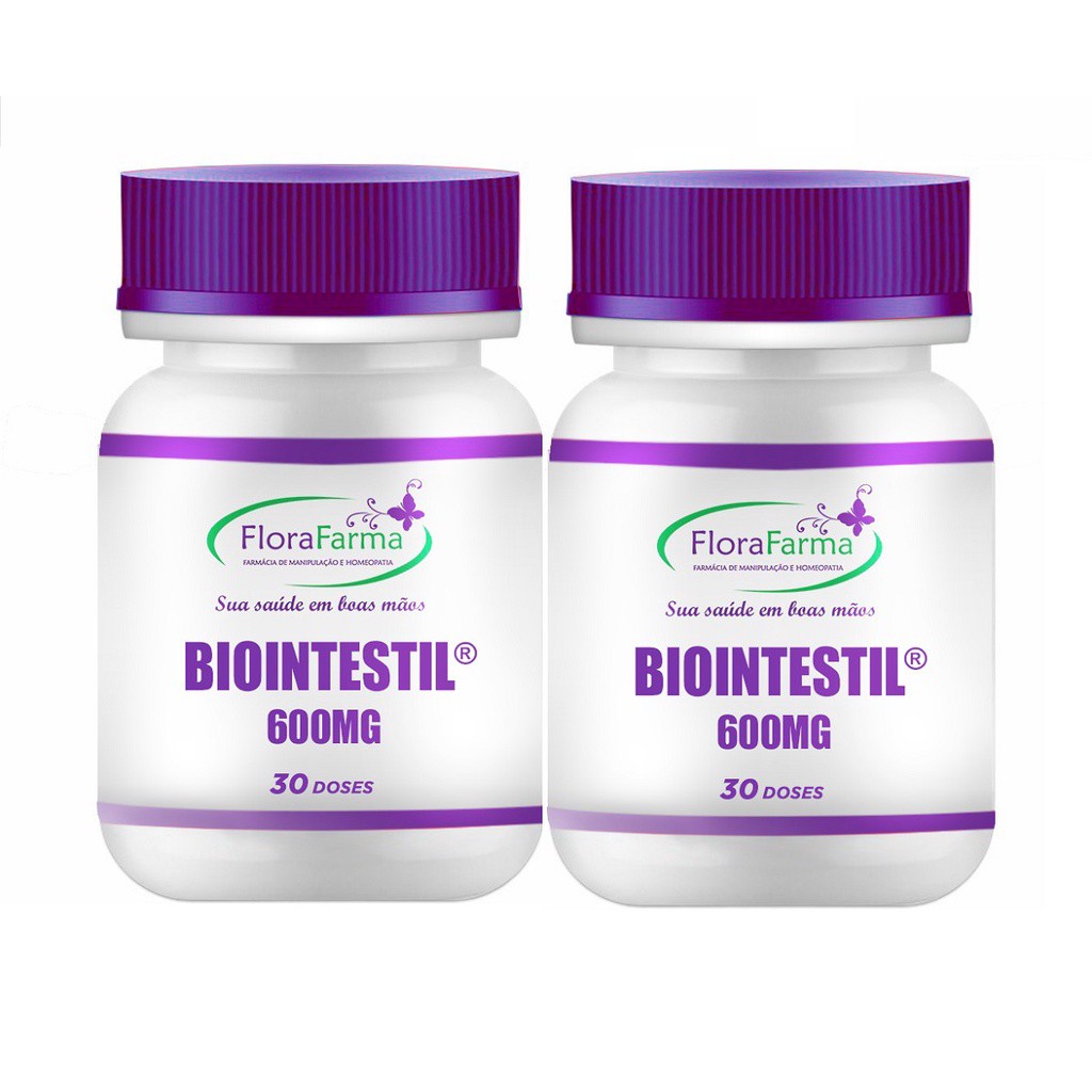 Kit Biointestil 600mg 30 Doses - 2 Unidades
