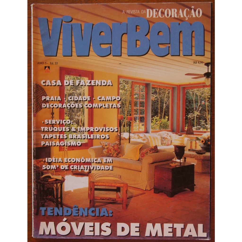Revista Da Decoração ViverBem Ano 5 Nº 22