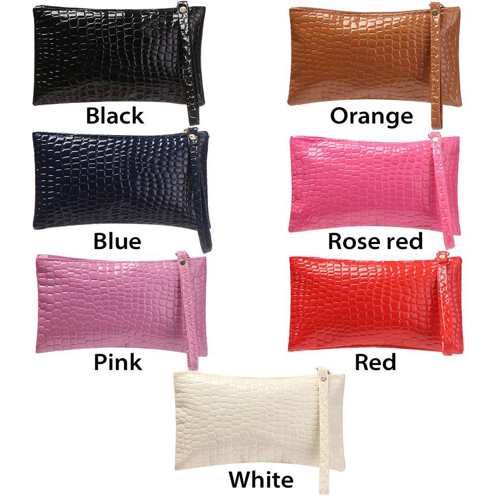 ALLFORYOU1 Clutch Tote Pure Color Fashion Bolso Para Telefone À Prova D'água