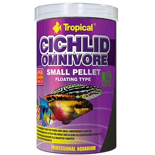 TROPICAL CICHLID OMNIVORE SMALL PELLET 90G - ( TROPICAL CICLIDEOS ONIVORO )