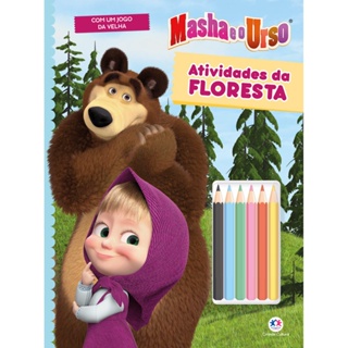 Livro - Masha e o Urso - Atividades da floresta - Ciranda Cultural em Oferta na Shopee