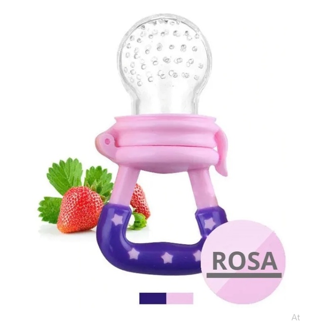 Chupeta Alimentadora De Silicone Porta Fruta Infantil Bebe