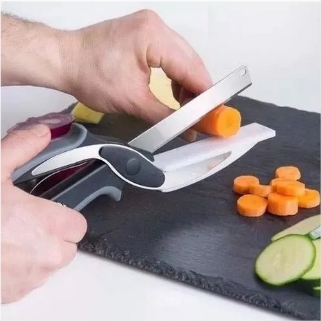 Tesoura Com Tabua Para Corte de Alimentos tesoura tipo Clever Cutter
