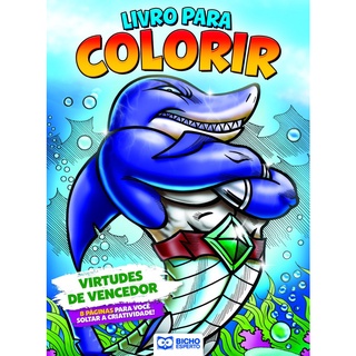 Livro Para Colorir Heróis Contra O Mal - Virtudes De Vencedor
