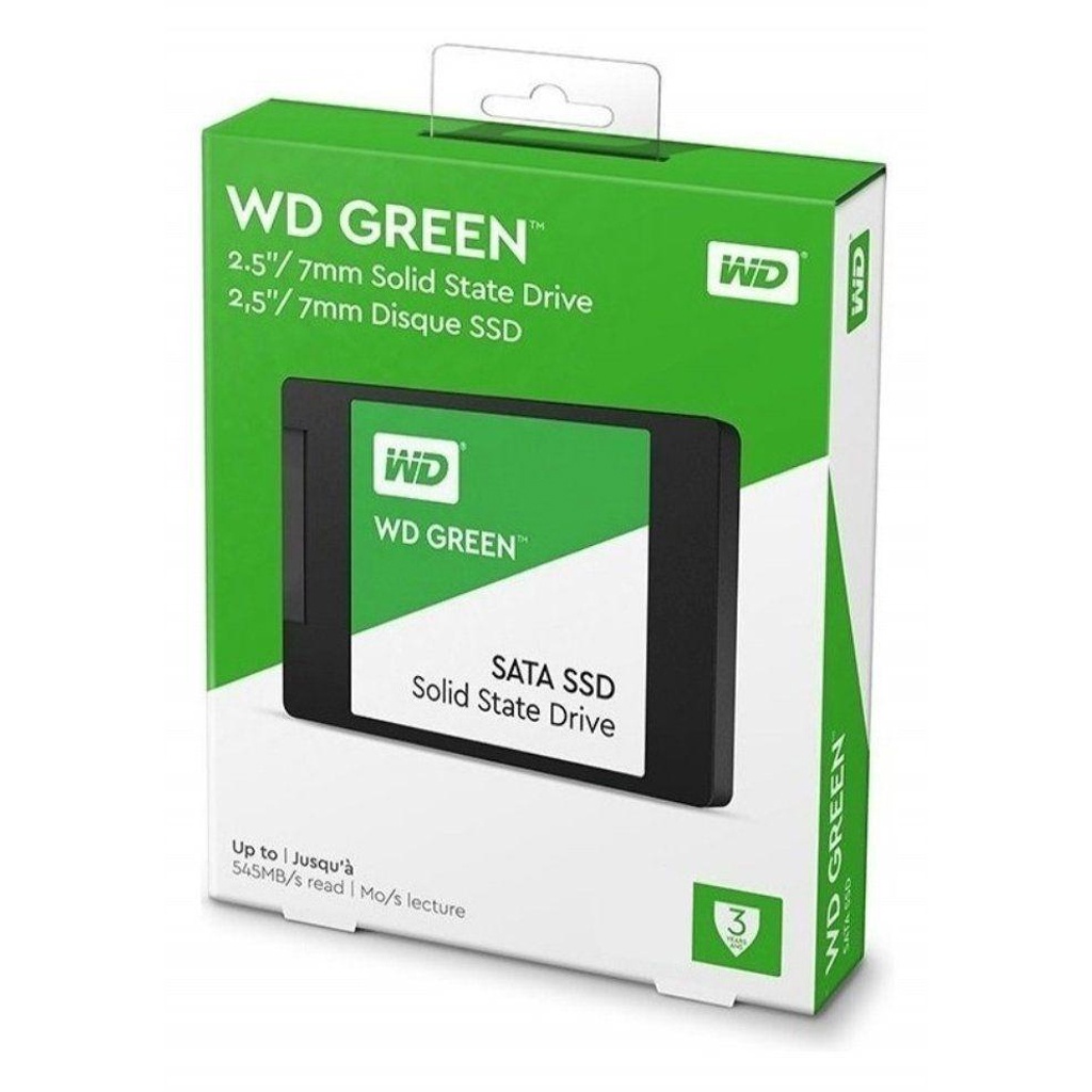 WD HD SSD 1TB 960GB 480GB 2,5 polegadas Western Digital Green SATA 3 Unidade de Estado Sólido Disco Rígido Interno para notebook PC