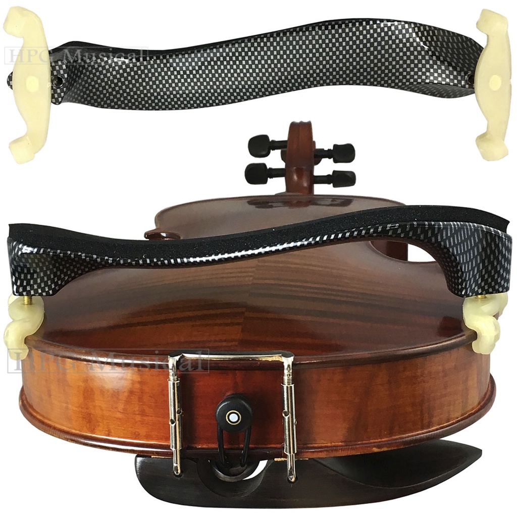 Espaleira Tarttan Resina Carbon SH4 Violino 3/4 e 4/4