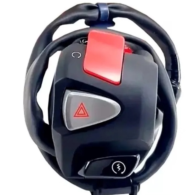 Punho Partida Cb 500x Titan 125 150 Xre 190 Bros 160 Xre Cb300 Start Universal S/ Plug 13954E — imagem 2 de 2