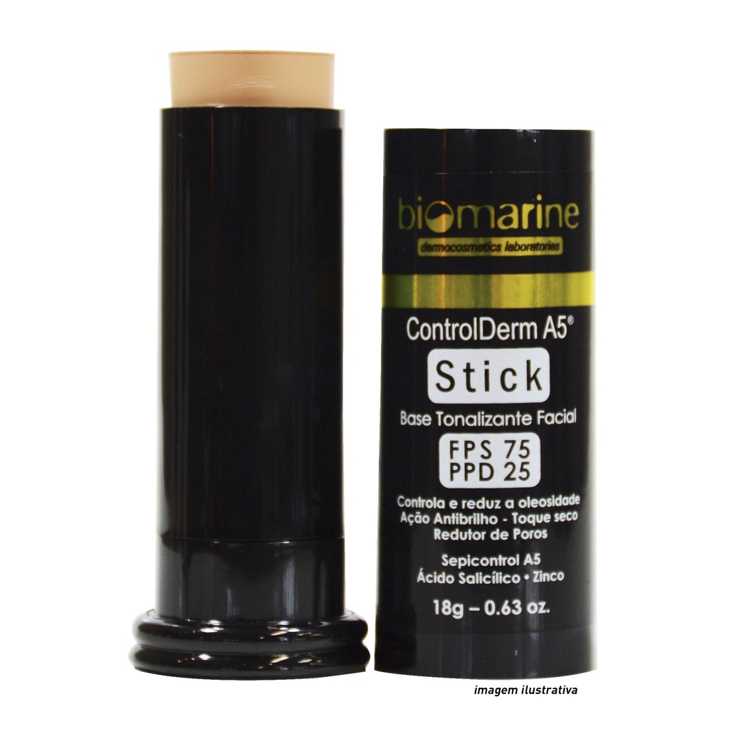 Control Derm Stick FPS75 PPD25 Bege 18g Biomarine | Shopee Brasil