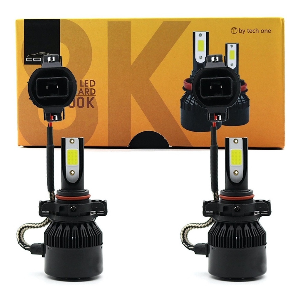 Super Led Tech One 3.000 Lumens 8000K H1 H3 H4 H7 H8 H9 H11 Hb4 H13 H16 em Oferta na Shopee