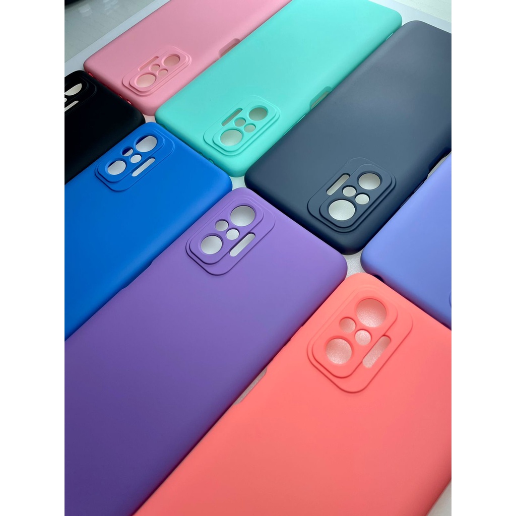 Case Capinha Capa Aveludada Emborrachada Veludo Para Xiaomi Redmi Note 10 Pro / Redmi Note 10 Pro Max