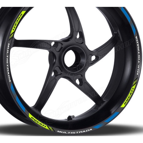 Friso Adesivo Refletivo D1 Roda Moto Ducati Multistrada