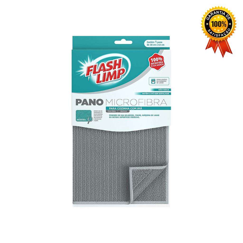 Pano De Prato Microfibra Com Ima FLP9393 Flash Limp - Home & Living