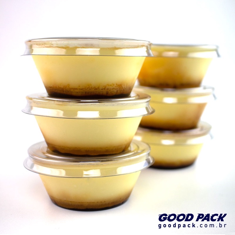 10~50 formas mini pudim 130g forneavel com tampa
